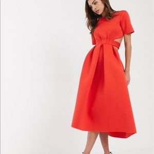 Asos T-Shirt Back Midi dress